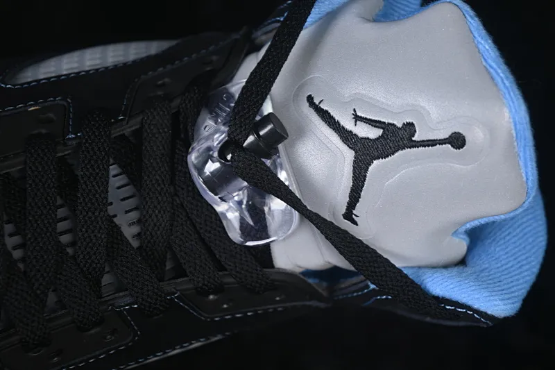 All categories Air Jordan Jordan series basketball shoes Air Jordan 5 TG version Air Jordan 5 Retro "Black University Blue" AJ5 Joe 5 University Blue DD0587-008